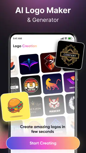 Ai logotypgenerator screenshot