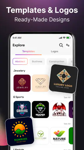 Ai logotypgenerator screenshot