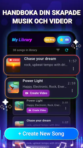 AI Sång- och Textgenerator screenshot
