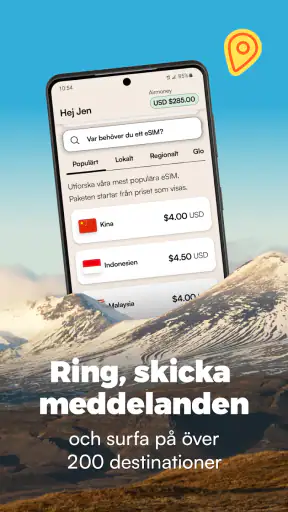 Airalo: eSIM Resor & Internet screenshot
