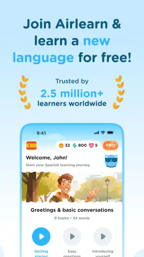 Airlearn - Språkinlärning screenshot