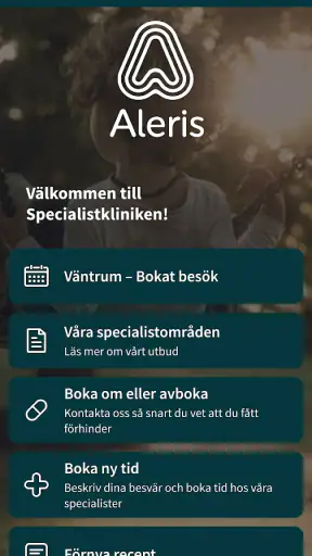 Aleris - vård i mobilen screenshot