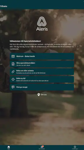 Aleris - vård i mobilen screenshot