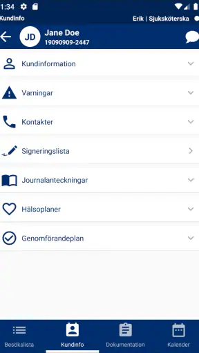 Alfa eCare Epsilon screenshot