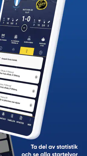 Allsvenskan Live (officiell) screenshot