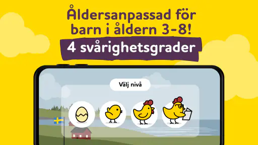 ALPA kunskapsspel på svenska screenshot