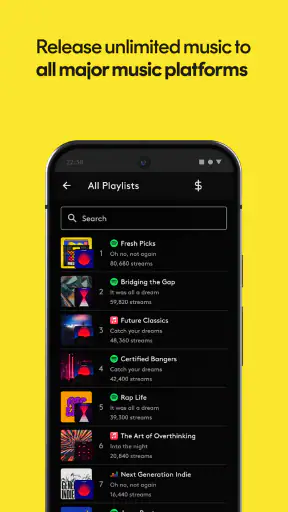Amuse Music Distribution screenshot