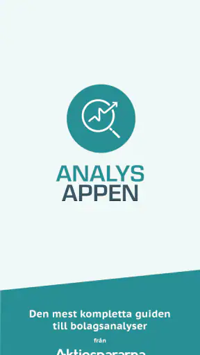 Analysappen screenshot