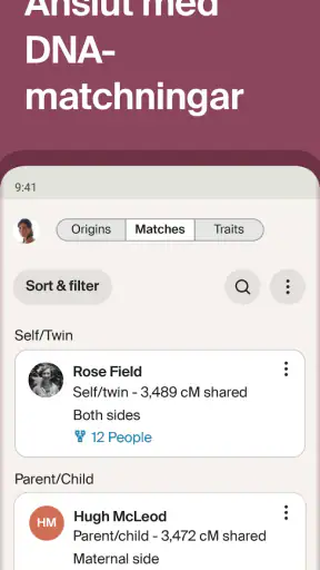 Ancestry: Släktforskning & DNA screenshot