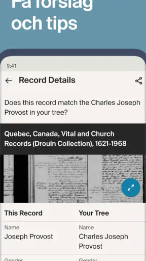 Ancestry: Släktforskning & DNA screenshot