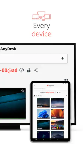 AnyDesk Remote-Desktop-program screenshot