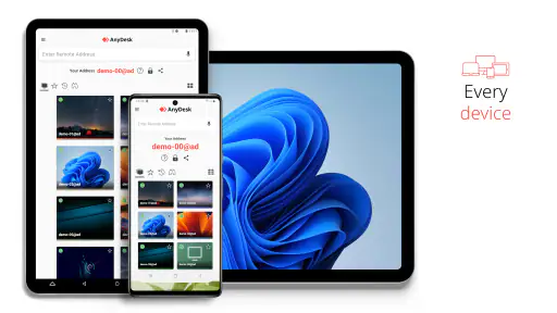 AnyDesk Remote-Desktop-program screenshot