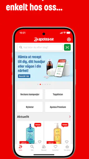 Apotea: Apotek & recept online screenshot