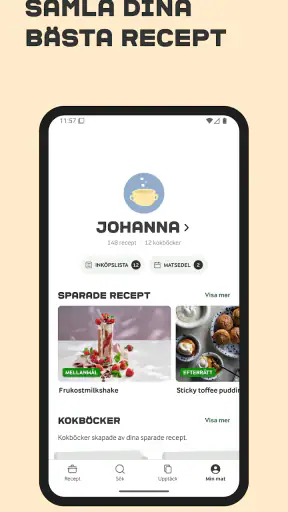 Arla Mat – Recept & Planering screenshot
