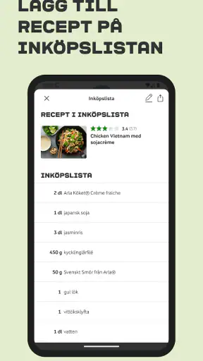 Arla Mat – Recept & Planering screenshot
