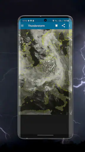 Åskväder och vädervarningar screenshot