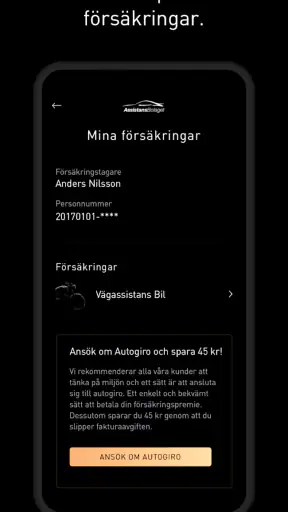Assistansbolaget screenshot