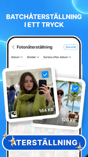 Återställ borttagna foton screenshot