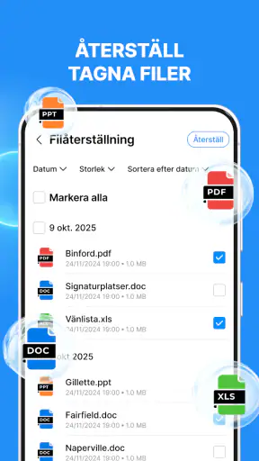 Återställ borttagna foton screenshot