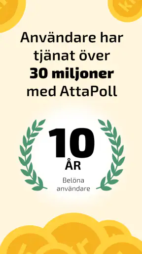 AttaPoll - pengar för åsikter screenshot