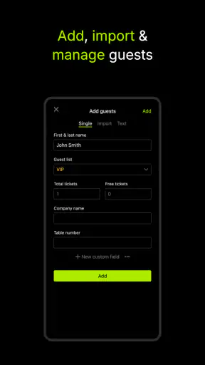 Attendium: Guest list app screenshot