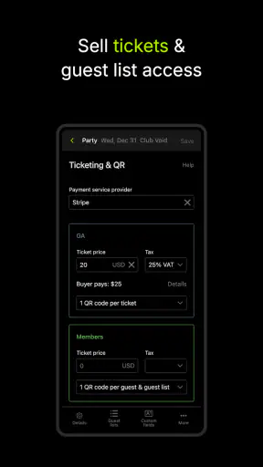 Attendium: Guest list app screenshot