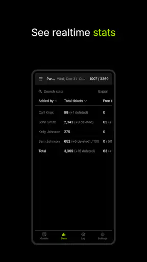 Attendium: Guest list app screenshot