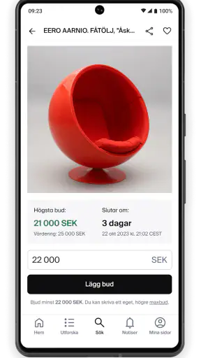 Auctionet screenshot