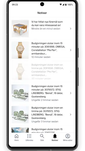 Auctionet screenshot