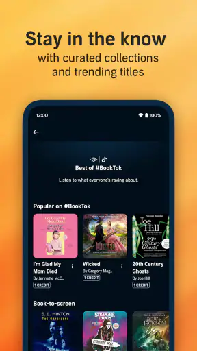 Audible screenshot