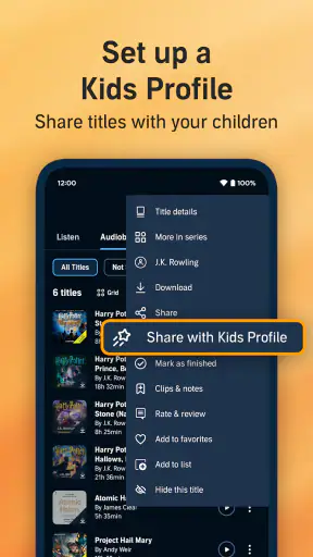 Audible screenshot