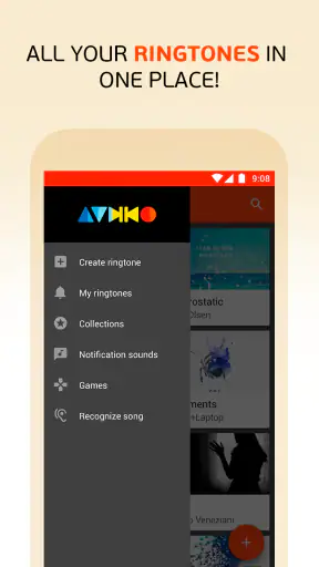 Audiko: ringtones, notificatio screenshot