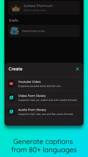 Automatic Captions & Subtitles screenshot