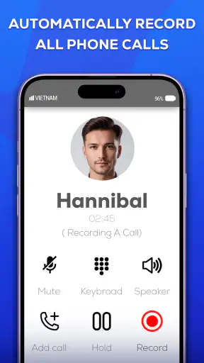 Automatisk samtalsinspelare screenshot