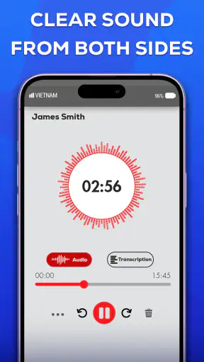Automatisk samtalsinspelare screenshot