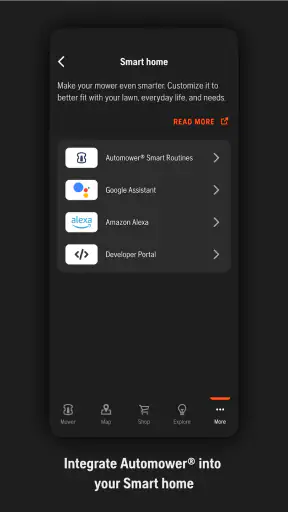Automower® Connect screenshot