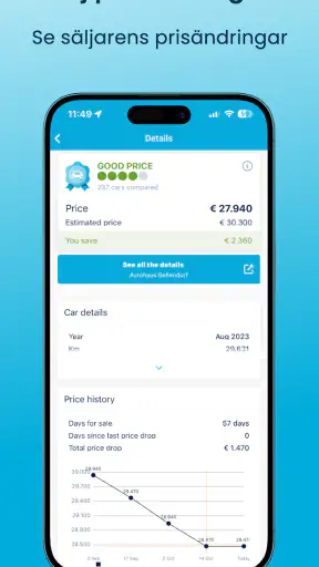 AutoUncle: Sök begagnade bilar screenshot
