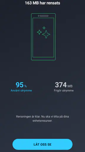 AVG Cleaner – lagringsrensare screenshot