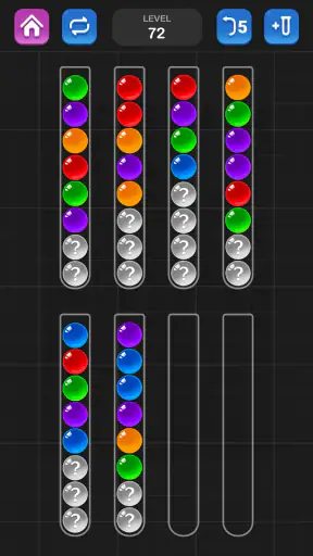 Ball Sortera Pussel - Färgspel screenshot