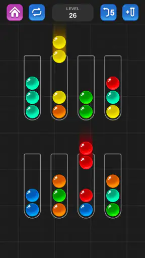 Ball Sortera Pussel - Färgspel screenshot
