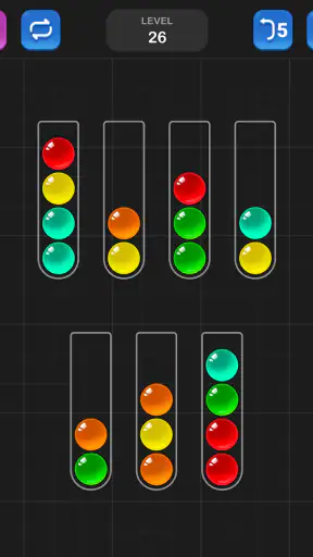 Ball Sortera Pussel - Färgspel screenshot