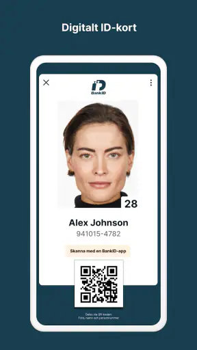 BankID säkerhetsapp screenshot