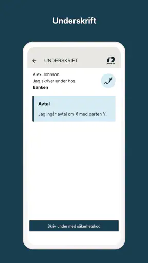 BankID säkerhetsapp screenshot
