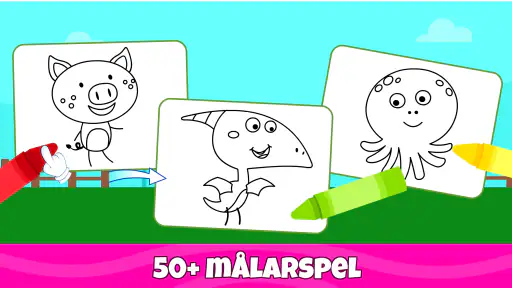 Barn Spel Målarsidor och Bok screenshot
