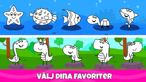 Barn Spel Målarsidor och Bok screenshot