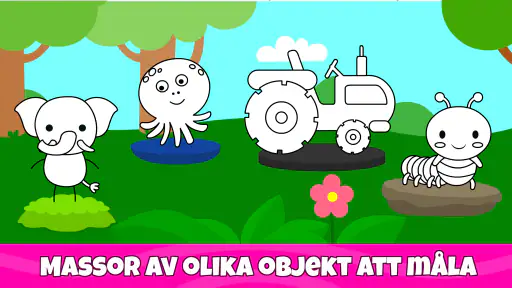 Barn Spel Målarsidor och Bok screenshot