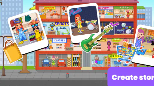 Barn Stormarknad Shopping Spel screenshot