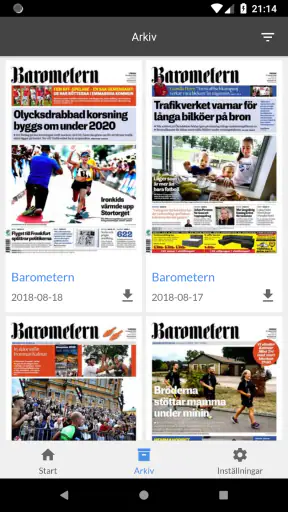 Barometern-OT screenshot
