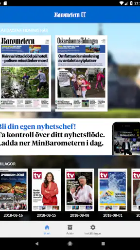 Barometern-OT screenshot