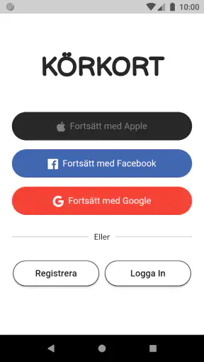 B,C,D,taxi och taxiåkeri teori screenshot